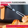 Westmark Meat Fork, Long, Slim Prongs, Ergonomic Handle, Plastic/Stainless Steel,