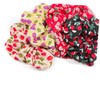 FOMIYES 4pcs Chiffon Hair Ties Cherry Print Headwear Girls Hair