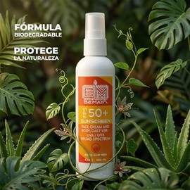 Protector Solar Mineral Coco FPS 50  Bloqueador Corporal UVAUVB  Biodegradable  125 ml                                                                