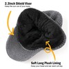 Wmcaps Winter Beanie with Brim and Ear Flaps, Outdoor Warm