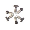 Handle Locking Spring-Loaded Pull pin, Welded Steel Body Column Positioning
