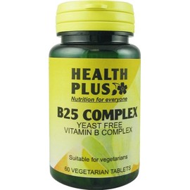 Health Plus B25 Complex : Vitamin B supplement : 60 tablets
