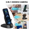 Security Camera WiFi Wireless Phone Charger, Motion Activated,HD1080P/4K (Rotate Lens)