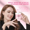 SAVILAND Acrylic Powder Nails 150 g Pink Acrylic Powder for