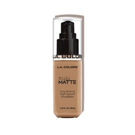 L.A. COLORS Truly Matte, Maquillaje líquido, Color Sand, Tono CLM356, 40 ml