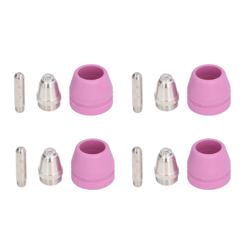 21Pcs/Set Plasma Cutter Torch Consumables Electrode Nozzle Cups Kit for