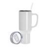 BEE Happy Large Unisex 40oz Stainless Steel Travel Cup Tumbler
