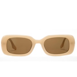 Cyxus Polarized Sunglasses for Men Women Trendy Sunglasses UV Protection for Driving Fishing Traveling P1223 (Brown)