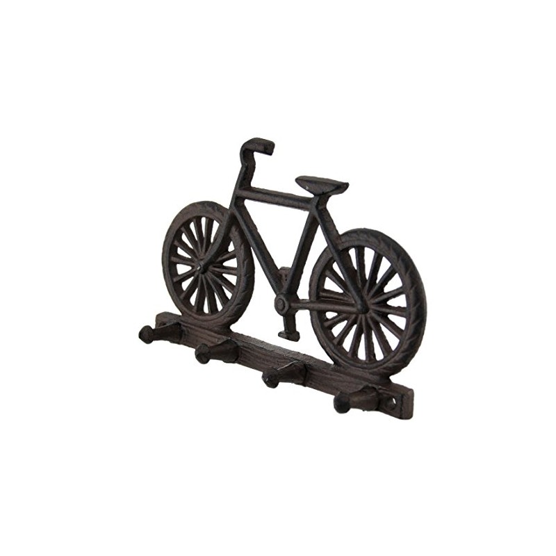 Cast Iron Bicycle Themed Hook Rack