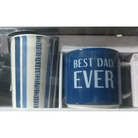 Threshold Mugs 2-piece Best Dad Ever Father's Day