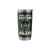 Work Like A Captain Play Like A Pirate - Skull