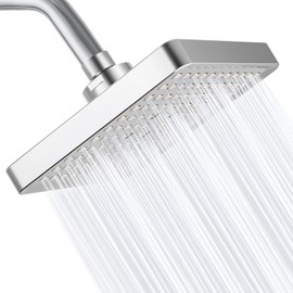 Eolax High Pressure Rain Shower Head, High Flow Pressure Boosting Adjustable Rainfall Showerhead, Awesome Shower Experience Even At Low Water Flow, Chrome