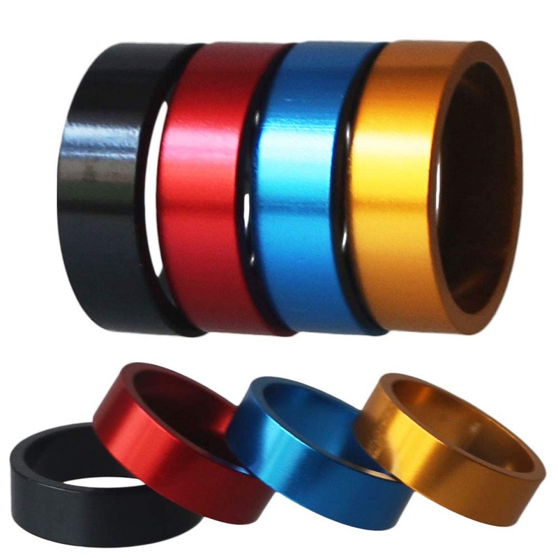 GANOPPER 5 Pieces Bike Alloy MTB Headset Spacer Bicycle 1-1/8