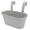 Hanging Flower Planter Iron Bucket Flower Pot Holder with Detachable