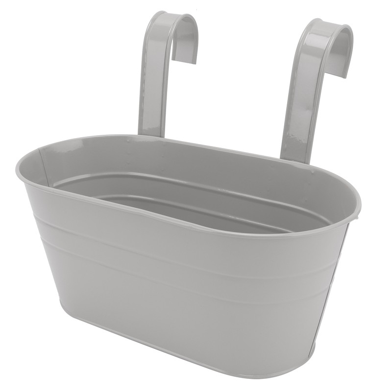 Hanging Flower Planter Iron Bucket Flower Pot Holder with Detachable