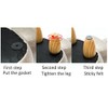 OLizee® Decorative Buffalo Storage Ottoman Footstool Cute Animal Upholstered Stool