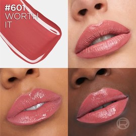 L'Oréal Paris Infallible Laque Resistance, Labial Líquido con Acabado Brillante, Brillo Instantáneo y Color de Larga Duración Hasta por 16h, Tono Wort