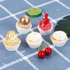 Caperci 500 Count Mini Cupcake Liners White Muffin Liners Greaseproof