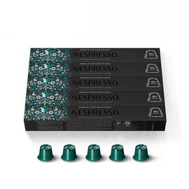 Nespresso World Explosions RO-E05K40 Stockholm Lungo 5 Piece Set (50 Cups) Original Exclusive Capsules