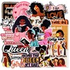 Crocode tears Black Girl Iron On Patches 16pcs Bookish Embroidered