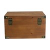 Kepciti Solid Wood Storage Box with Lid - Decorative &