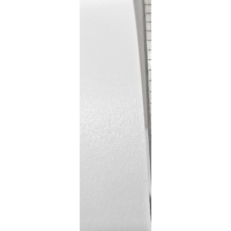 White PVC edgebanding 15/16" wide x 86" long thin nonglued