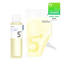 numbuzin No. 5 Vitamin Boosting Essential Toner 200ml Refill Set (+Refill 200ml) - [SET] Toner 200ml Refill Set (+Refill 200ml)