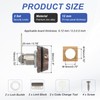 sourcing map Combination Cabinet Cam Lock, Zinc Alloy File Cabinet