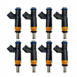 NITOYO 05037479AA FJ732 Fuel Injectors Compatible with Dodge Challenger Charger Durango Ram 1500 2500 3500, Jeep Commander Grand Cherokee, Chrysler 300 Aspen, 5.7L 6.1L, 4 Holes (set of 8)