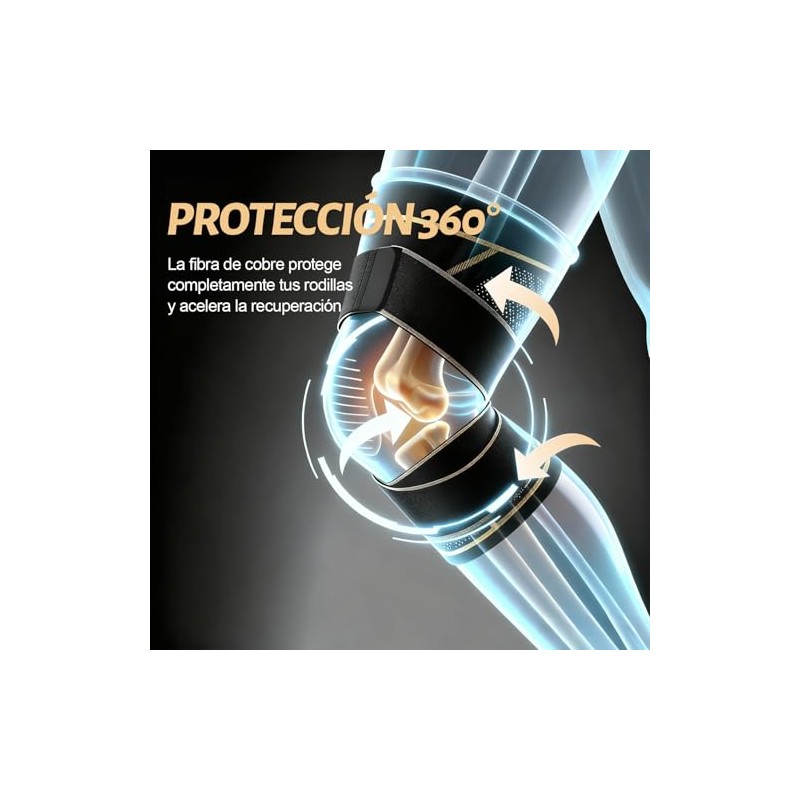 2 Piezas Rodilleras Deportivas, Rodillera Ortopedica de Meniscos Adjustable