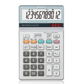 SHARP Business Calculator, Eco-friendly Goods Law Compliant, 12 Digits , whites