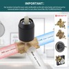 Matte Black Single Function Shower Valve Kit - Wall Mount
