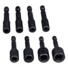 Tap Socket Wrench Set, Bestgle 8pcs 1/4 Inch Hex Shank