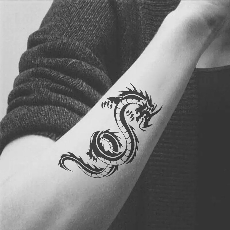 Oottati Small Cute Temporary Tattoo Sticker Set of 2 -