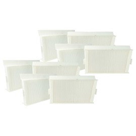 vhbw Filterset Ersatz für Zehnder 400100091 für Lüftungsgerät - Luftfilter G4 / F7 (8 Stück), 24 x 12 x 5 cm, Weiß