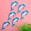 Cute Dolphin Embroidery Patches Applique Sew On Embroidery Accessories Cool