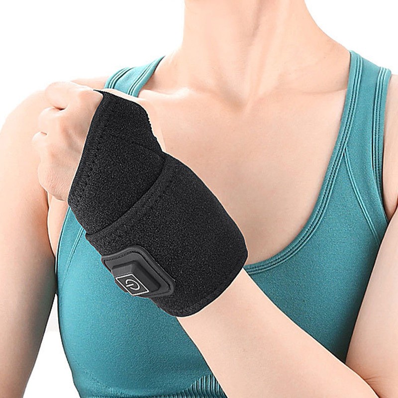 Electric Heated Wrist Brace Hot Compress Reduce Fatigue Keep Warm