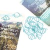 Pack of 20 Paper Clips Cartoon Planet Shape Paper Clips
