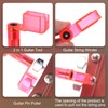 sourcing map 2 Pcs Red Plastic Guitar String Winder Speed