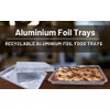 Sunrise Packaging Aluminium Foil Baking Tray [12” x 8”] Disposable