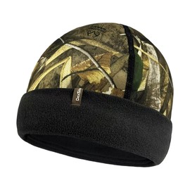DexShell Waterproof Watchcap for Men and Women, Membrane Lined Fleece Liner, Cold Weather Realtree Duck Hunting Hat, Camo Max-5, Unisex L/XL (58-60cm)