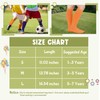 Durio Kids Soccer Socks Soft Cotton Toddler Soccer Socks for