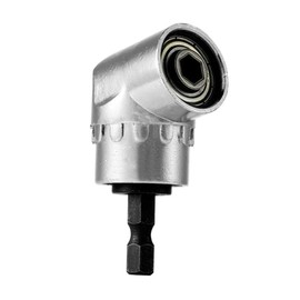 Gasea 105 Degree Right Angle Drill, 1/4-Inch Hex Shank Right Angle Driver Angle Extension Power Screwdriver Drill Attachment for Tight Corner Workspace