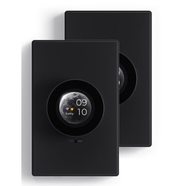 ELEGRP WiFi Smart Rotary Traic Dimmer with 1.8 inch TFT Display Screen, 3 Way, Needs Neutral Wire, 2.4GHz Wi-Fi, Compatible with Alexa and Google Home, No Hub Required, UL Listed, 2 Pack, Black