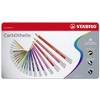 STABILO CarbOthello Pastel Chalk Pens, 24 Metal Cases, 1 Pack,
