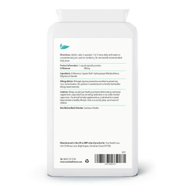 Troo Health Care D-Mannose Supplement 500mg - 180 Capsules - Daily Vegan Friendly Support for Men & Women - UK Manufactured to GMP Standard