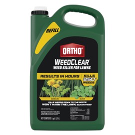 Ortho WeedClear Weed Killer for Lawns: Refill, Won't Harm Grass (When Used as Directed), Kills Dandelion & Clover, 1 gal.