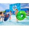2PCS Pool Floats for Kids Adults Inflatable Dinosaur Shark Swimming