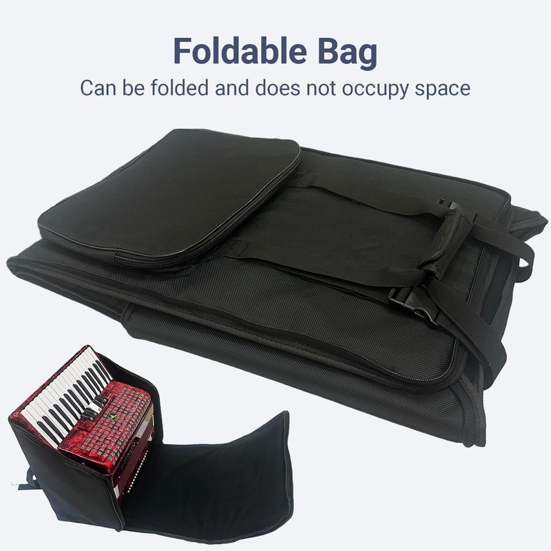 Accordion Bag for 60 Bass Keyboard Button Bayans Thicken Storage