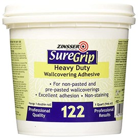 Zinsser 122 SureGrip Heavy Duty Wallcovering Adhesive, Quart